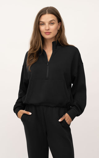 Nadia Half Zip Crop Pullover & Taylor Jogger Set