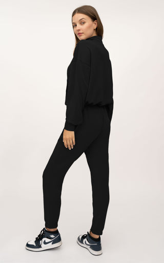 Nadia Half Zip Crop Pullover & Taylor Jogger Set