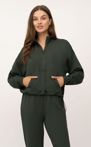 Nadia Half Zip Crop Pullover & Taylor Jogger Set
