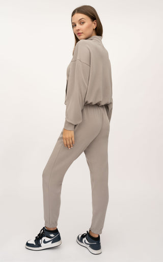 Nadia Half Zip Crop Pullover & Taylor Jogger Set