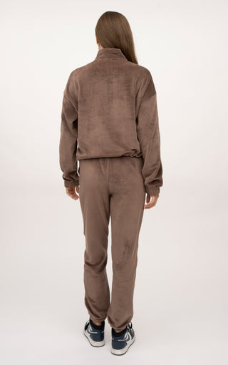 Double Butter Half Zip Pullover and Jogger Set