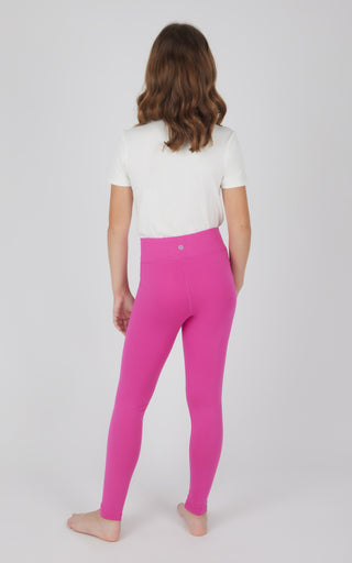 Girls 2 PK Lux Crossover Legging + 6" Bike Short