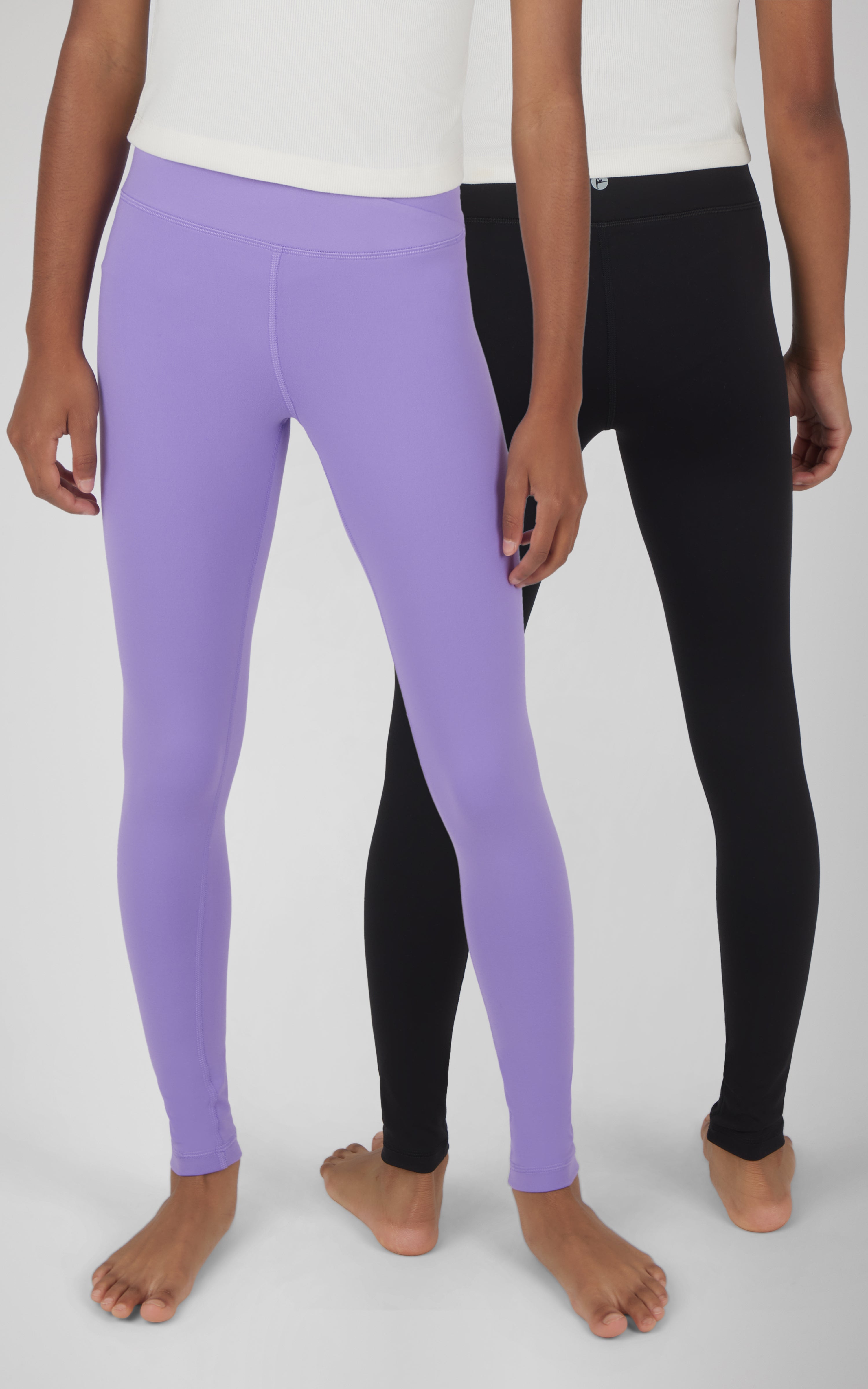 Girls 2 PK Crossover and Everyday Legging