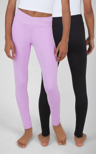 Girls 2 PK Crossover and Everyday Legging