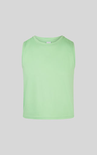 Girls 2 PK Twist Tank and Crew Neck Tank Top