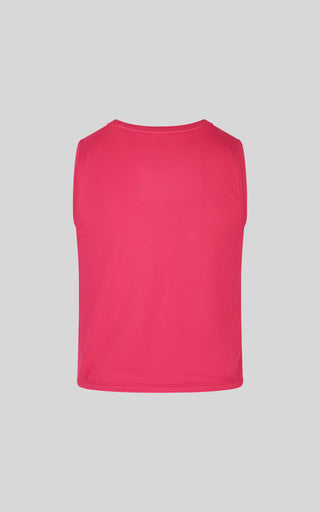 Girls 2 PK Twist Tank and Crew Neck Tank Top