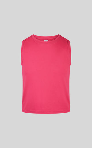 Girls 2 PK Twist Tank and Crew Neck Tank Top