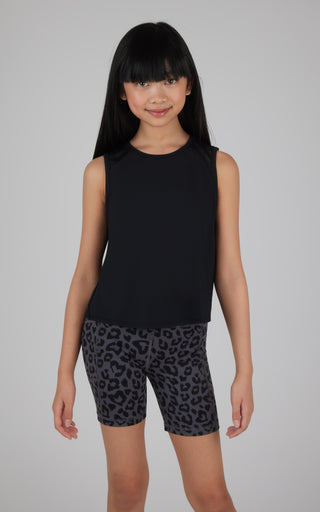 Girls 2 PC Lux Tank + Bike Short Set