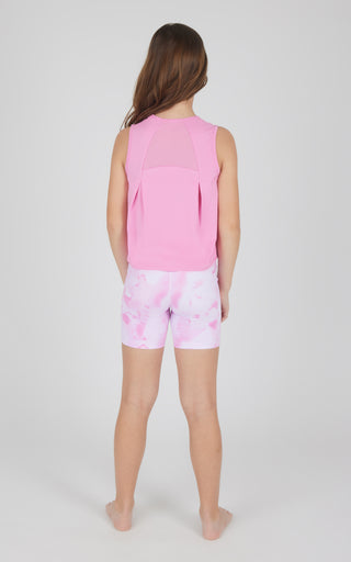 Girls 2 PC Lux Tank + Bike Short Set