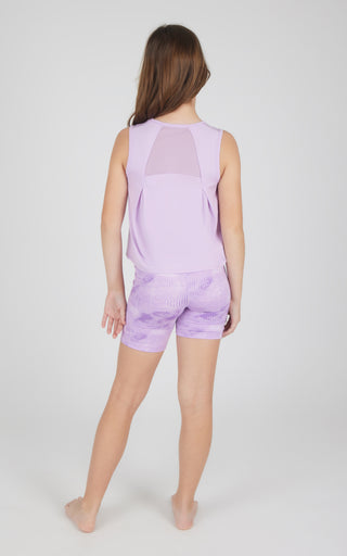 Girls 2 PC Lux Tank + Bike Short Set