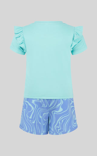 Toddler Girls 2 PC Short Sleeve Top and Lightstreme Running Short