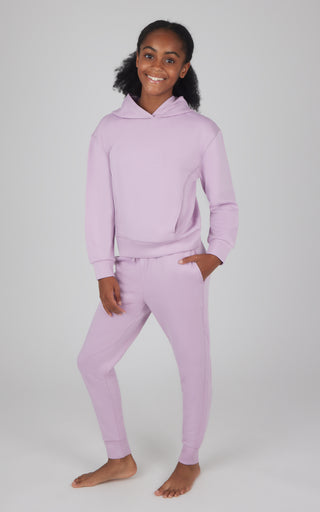 Girls 2 PC Pullover Hoodie + Jogger Set