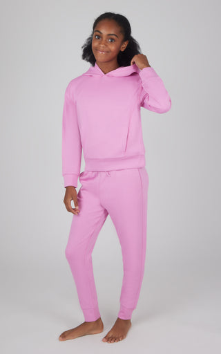 Girls 2 PC Pullover Hoodie + Jogger Set