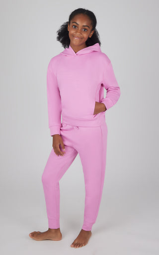 Girls 2 PC Pullover Hoodie + Jogger Set