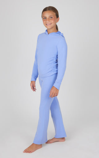 Girls 2 PC Hoodie and Flared Leg Pant
