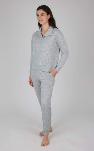 2 PC Quilted Jogger Set