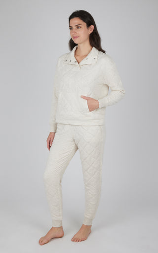 2 PC Quilted Jogger Set