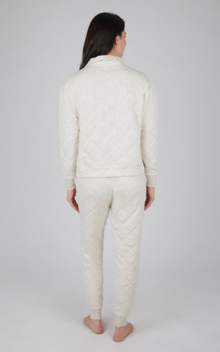 2 PC Quilted Jogger Set