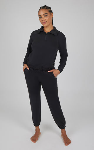 2 PC Softlite Half Zip Pullover and Jogger Set