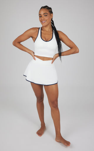 2 PC Lux Tank and Crossover Skort Set