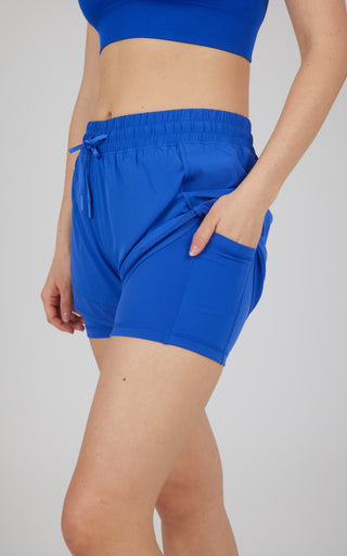 2 PC Seamless Longline Bra and 2 in 1 Short Set