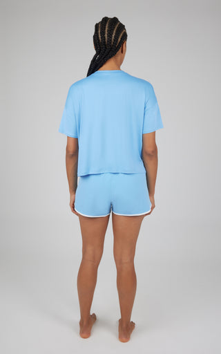 2 PC Boxy Tee and Running Short Set