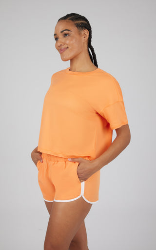 2 PC Boxy Tee and Running Short Set