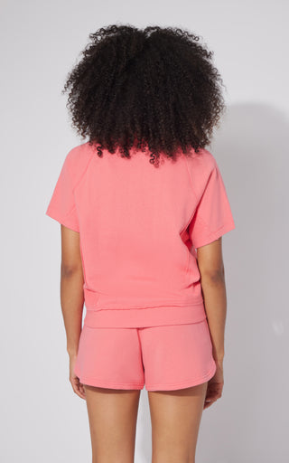 2 Pc Loop Terry Short Sleeve and Short Set