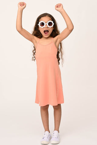 Girls Charmed Tennis Dress with Shelf Bra