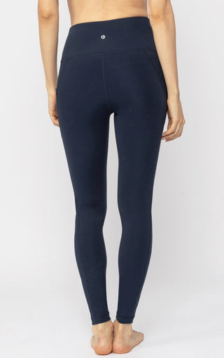 Cold Gear High Waist Fleece Lined Legging with Side Pockets - Our Earthy Story