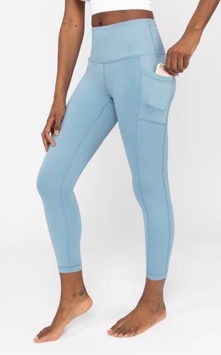 Lux High Waist Side Pocket 7/8 Ankle Legging