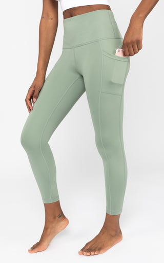 Lux High Waist Side Pocket 7/8 Ankle Legging