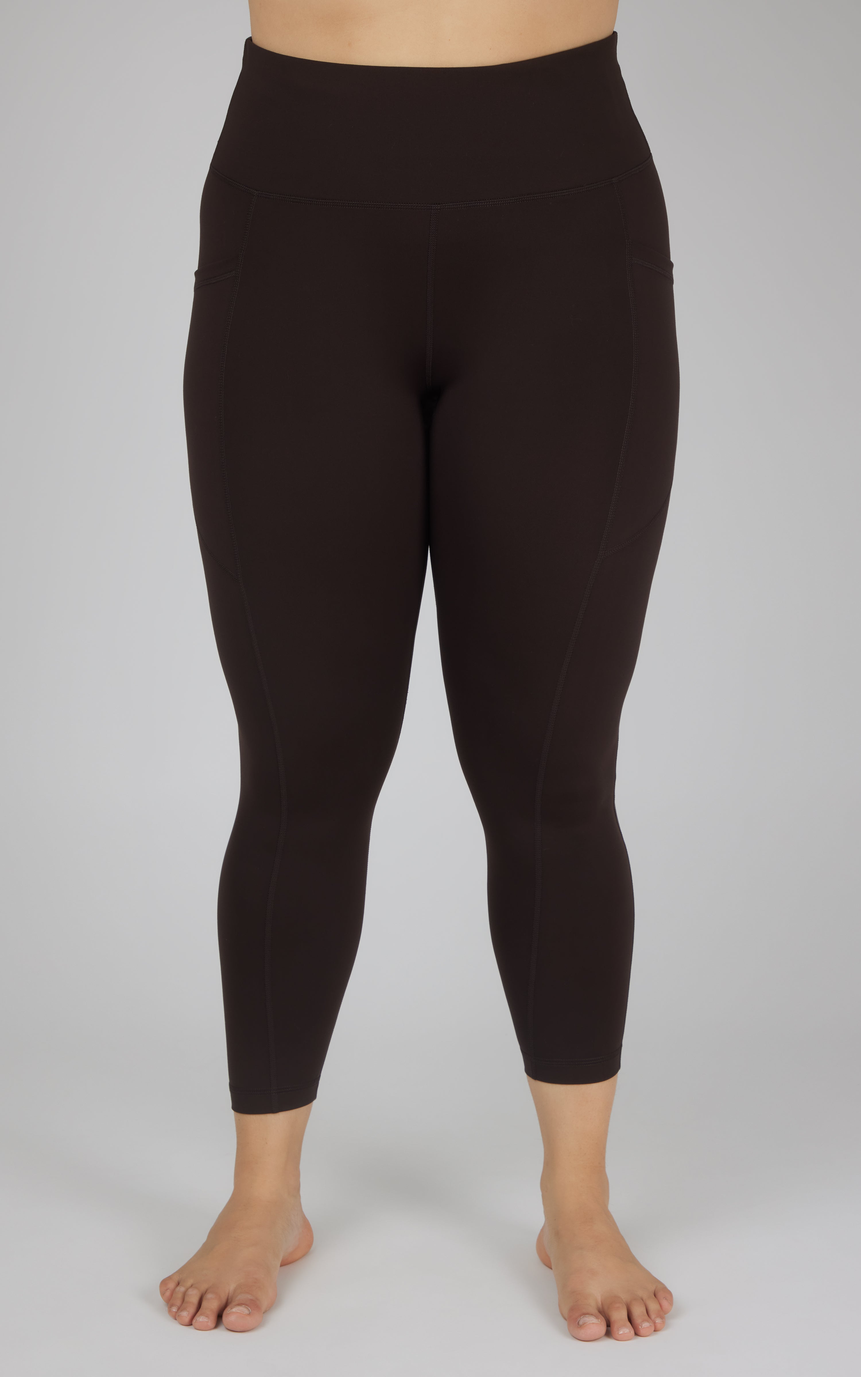 Plus Stretch Pocket Ankle Legging - Our Cafe Story
