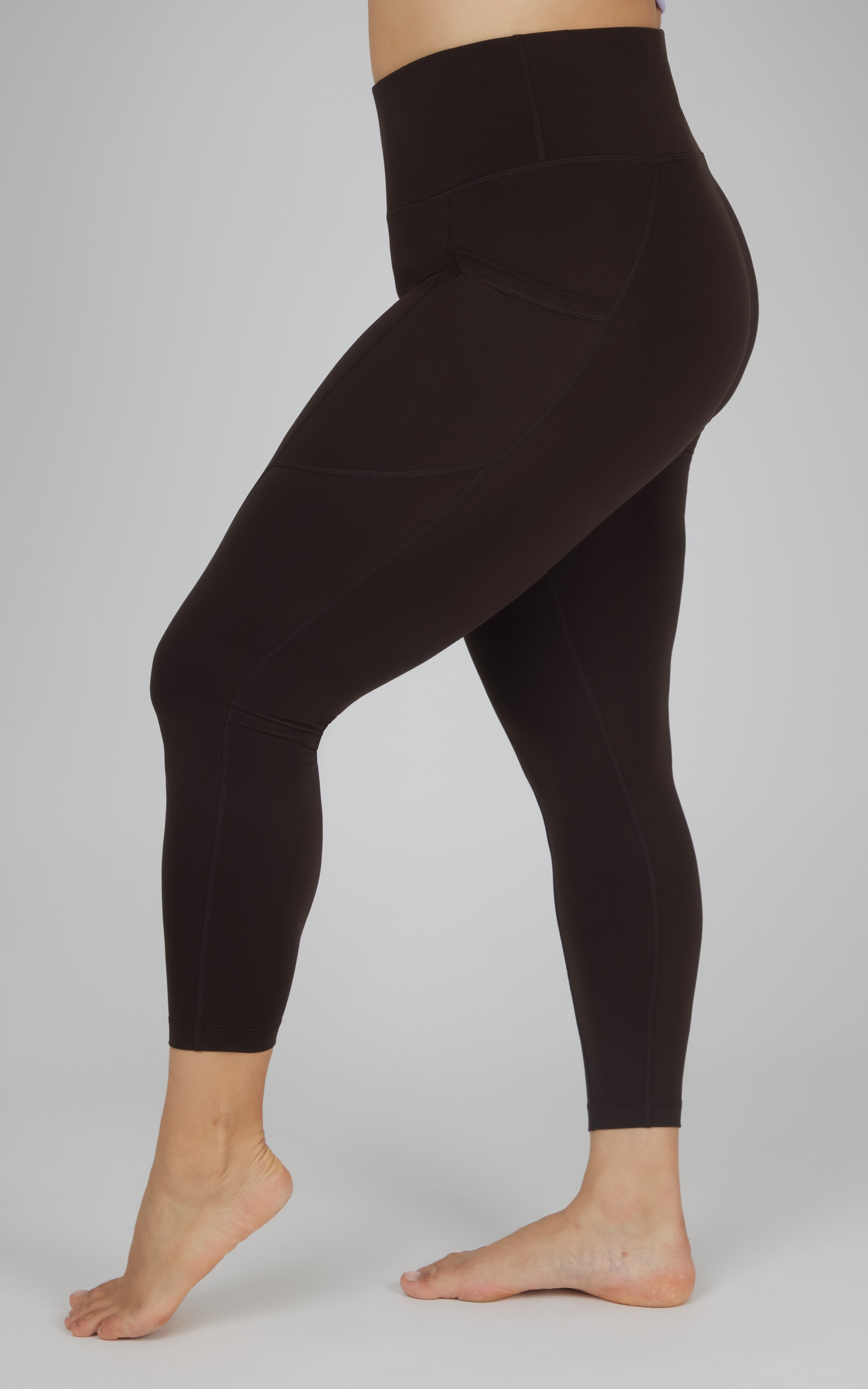Plus Stretch Pocket Ankle Legging - Our Cafe Story
