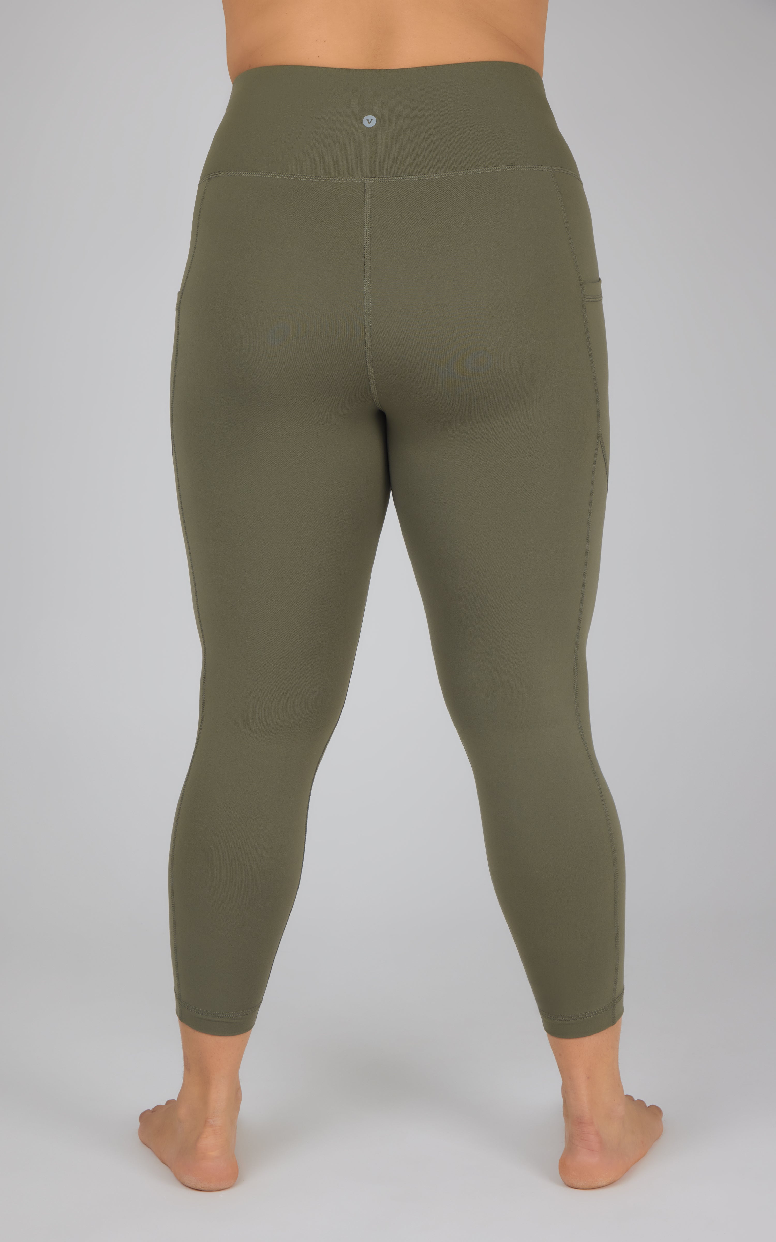 Plus Stretch Pocket Ankle Legging - Our Cafe Story