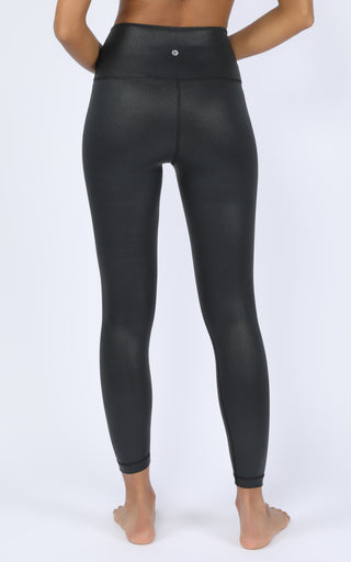 Wonderlink High Waist Elastic Free Liquid Foil Ankle Legging