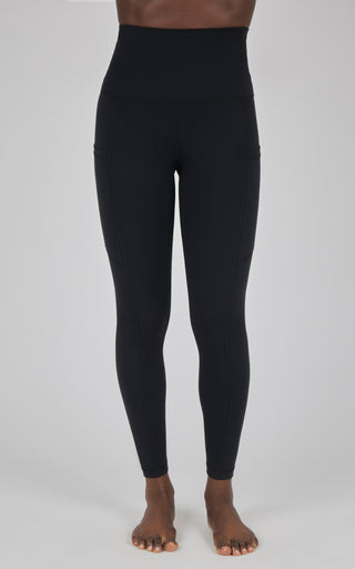 Lux Super High Waist Side Pocket Ankle Legging
