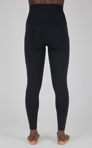 Lux Super High Waist Side Pocket Ankle Legging
