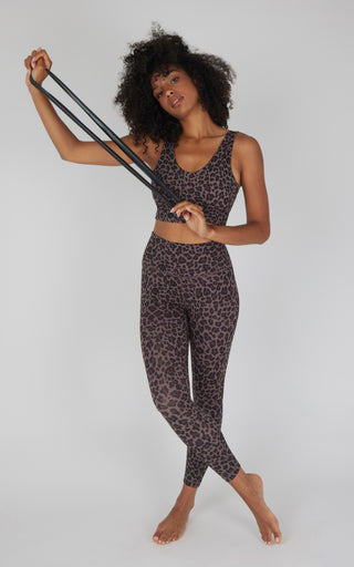 Lux Leopard Ankle Legging