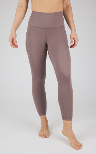 Lux Elastic Free High Waist Side Pocket 7/8 Ankle