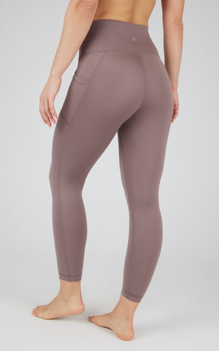 Lux Elastic Free High Waist Side Pocket 7/8 Ankle