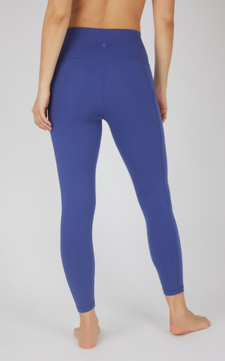 Lux Elastic Free High Waist Side Pocket 7/8 Ankle