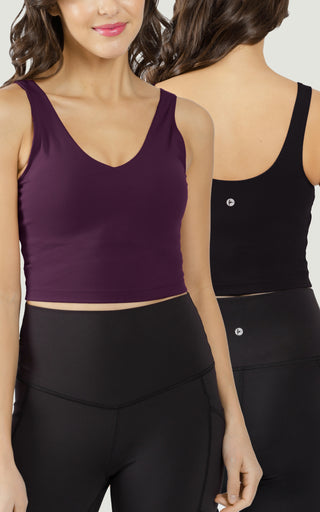2 Pack Lux Polygene Tank Top - Our Ocean Core Story