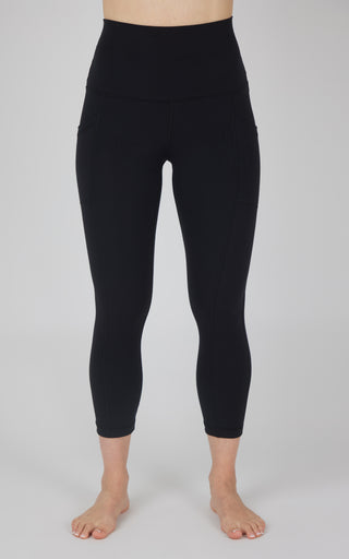 Lux Super High Waist Side Pocket Capri