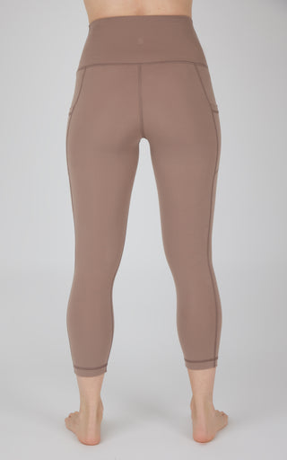 Lux Super High Waist Side Pocket Capri