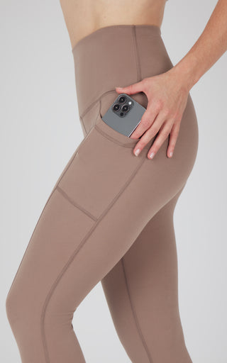 Lux Super High Waist Side Pocket Capri