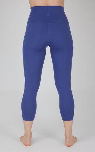 Lux Super High Waist Side Pocket Capri
