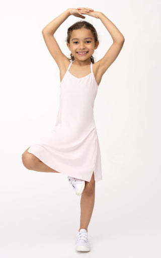 Girls Charmed Tennis Dress with Shelf Bra
