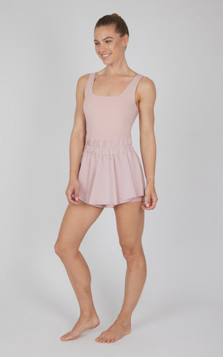 Lux Hybrid Skort Romper - Our Petal Tone Story