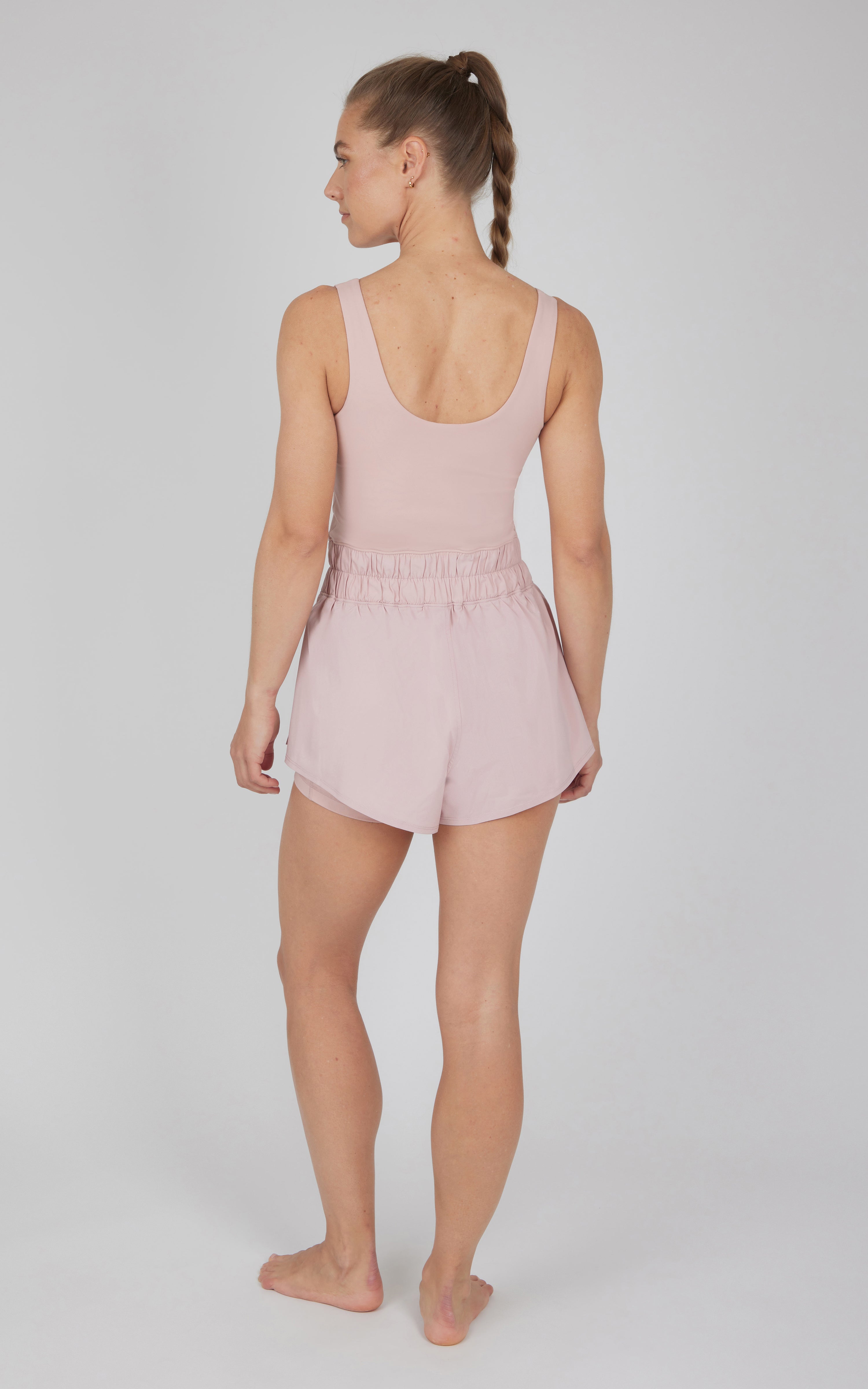 Lux Hybrid Skort Romper - Our Petal Tone Story